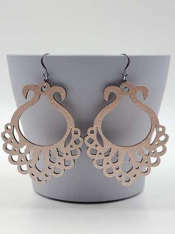 Moroccan Hoops - Metallic Peach Champagne (2 Sizes)