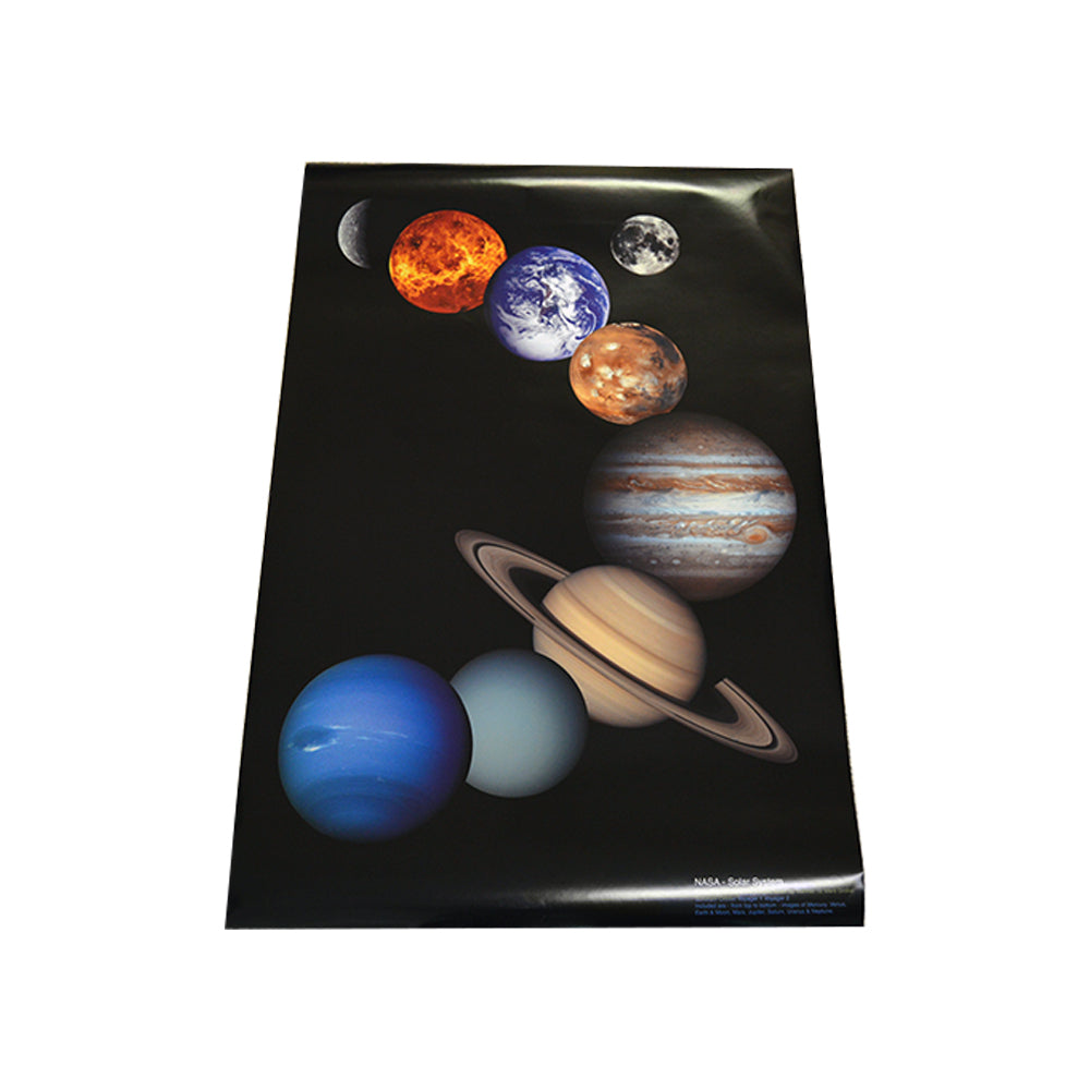 nasa solar system poster