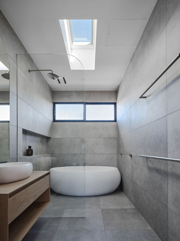 water bathroom tile