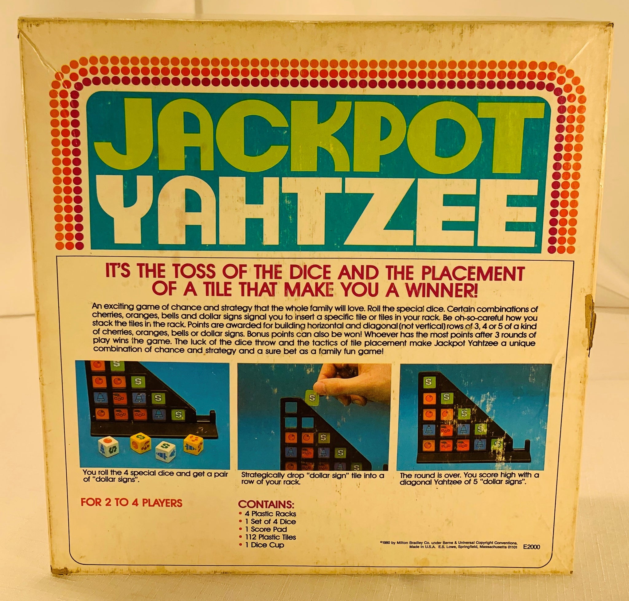 Jackpot Yahtzee Game - 1980 - E.S. Lowe - Great Condition | Mandi's ...