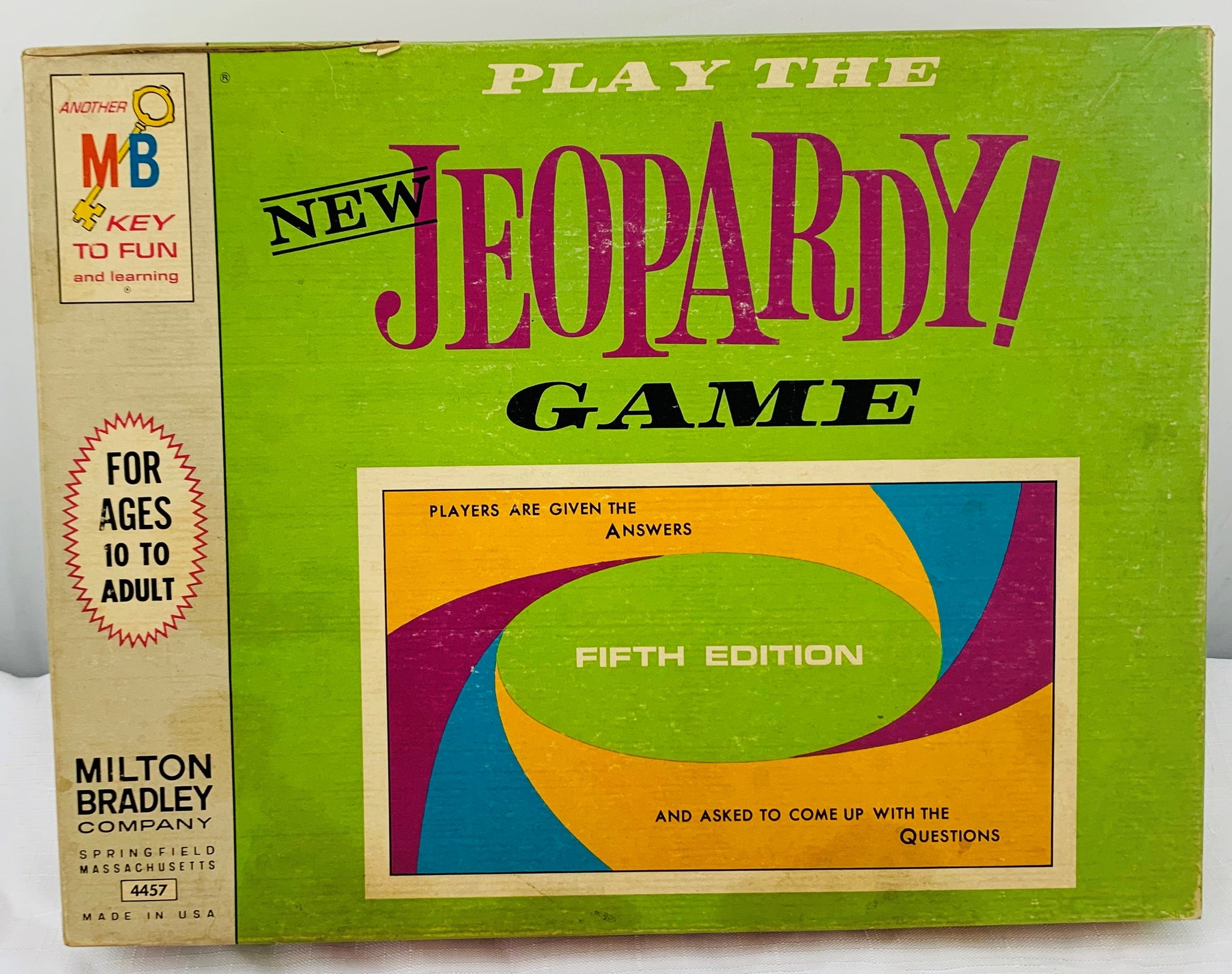 Jeopardy Game 5th Edition - 1964 - Milton Bradley - Great Condition ...