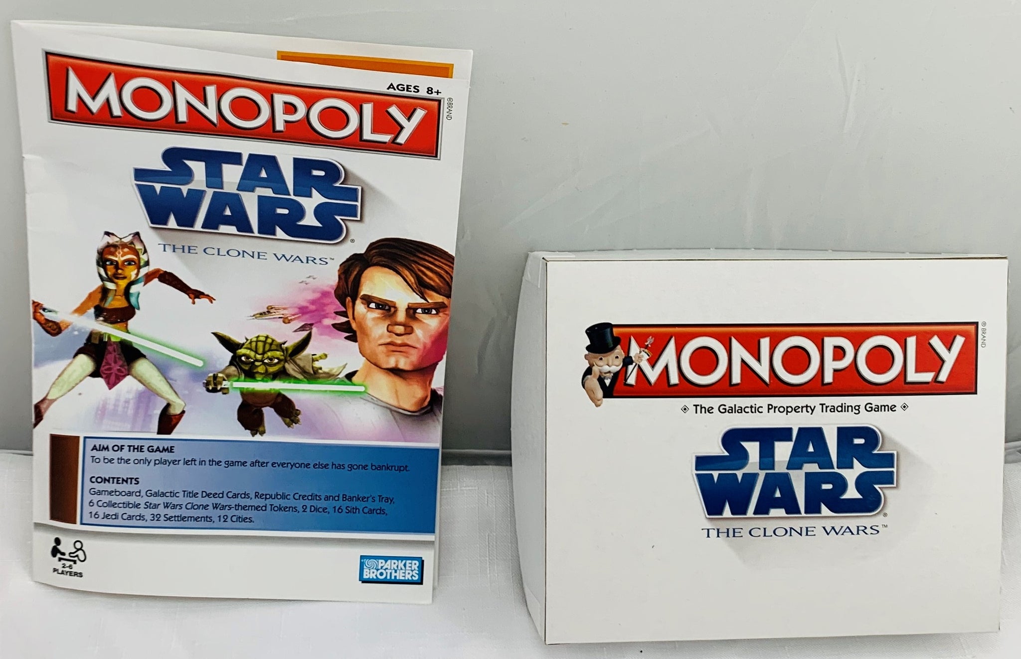 Star Wars Clone Wars Monopoly Game 2008 Parker Brothers Great Co