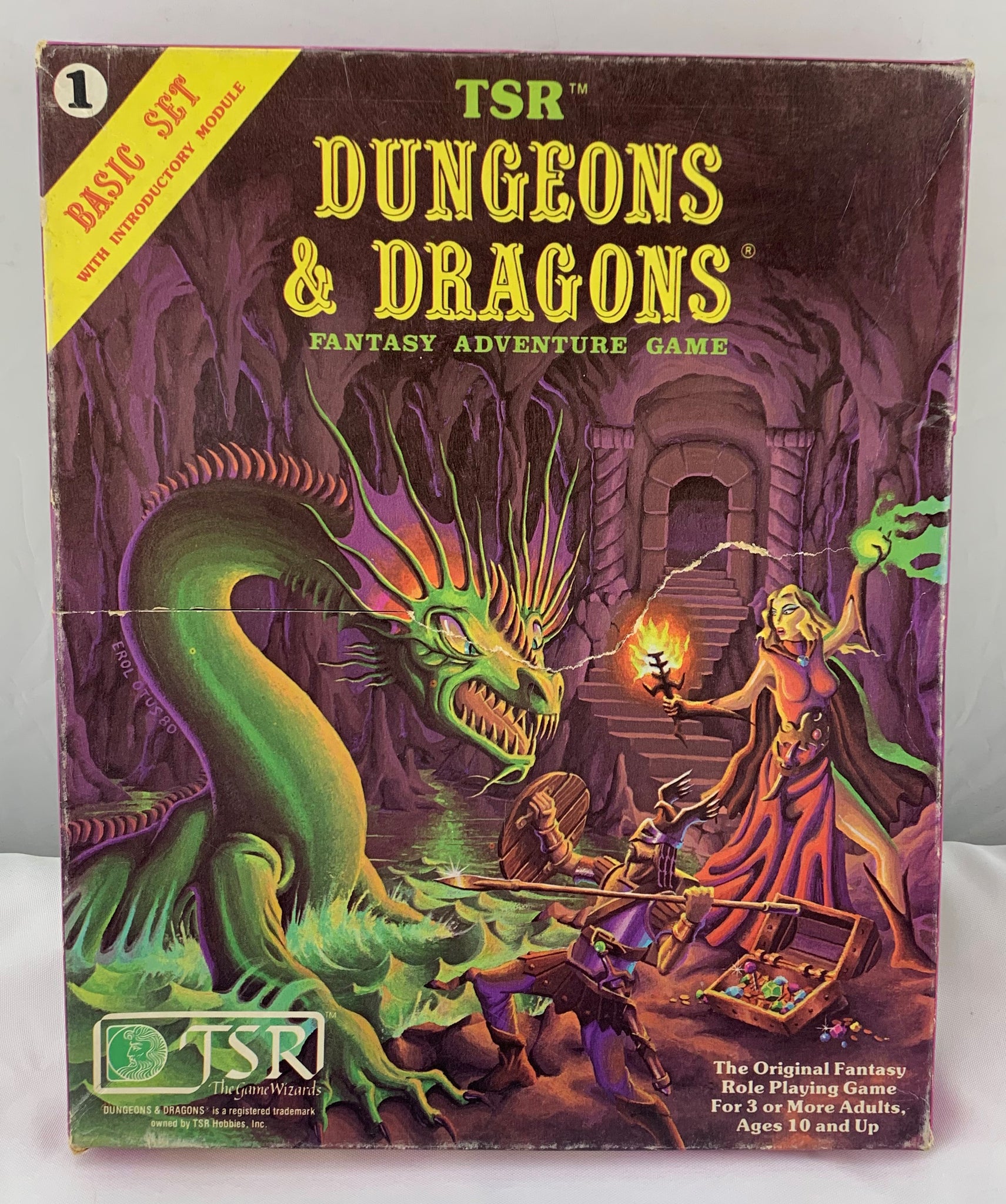 Dungeons and Dragons Basic Set with Isle of Dread X1 Module - 1980 - T ...