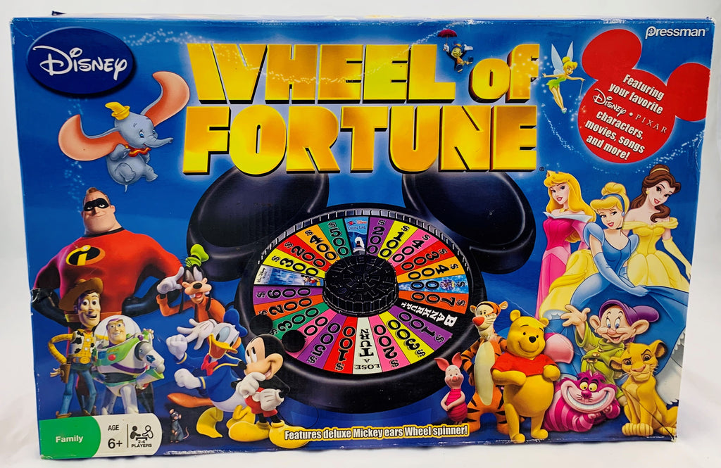 disney wheel of fortune board game