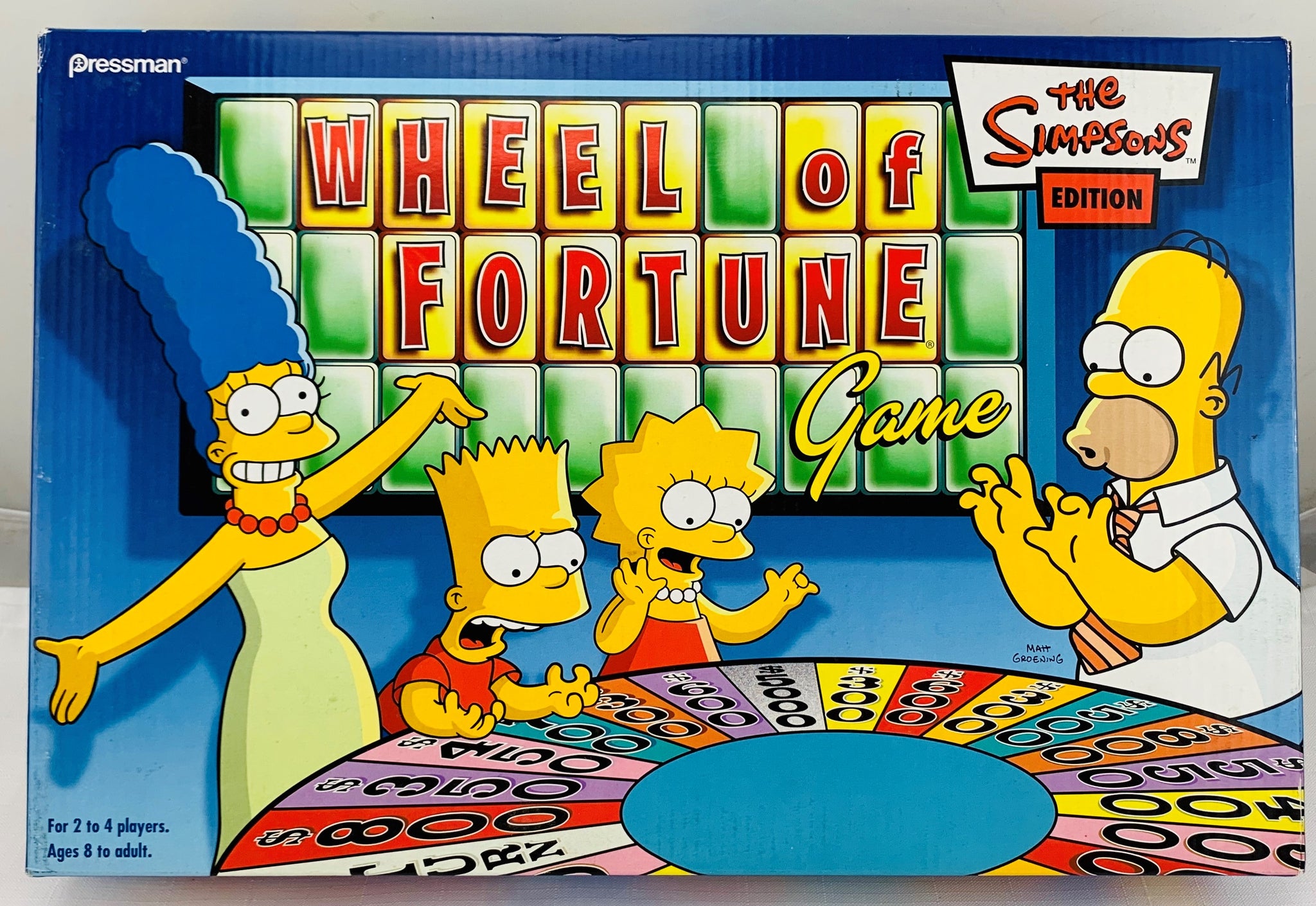 the simpsons wheel of fortune board game