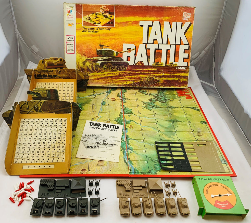milton bradley tank battle game