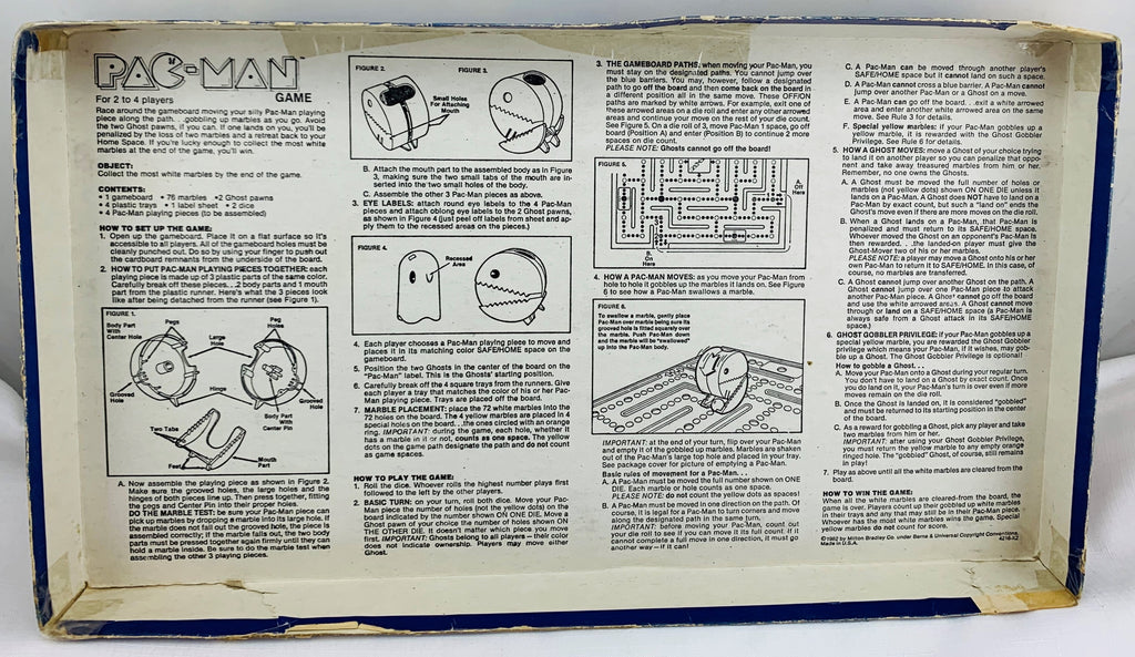 milton bradley pac man board game