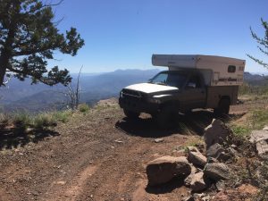 Overlanding Dodge Ram w/ pop-up Camper