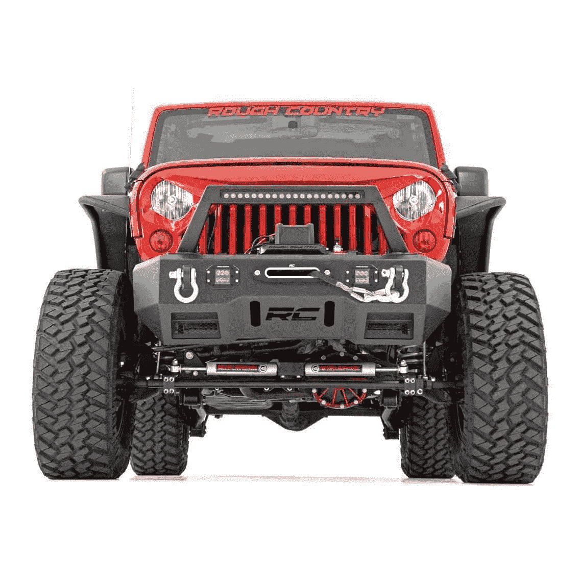 Rough Country 2007-2018 Jeep Wrangler JK Front Rear Fender Flares –  