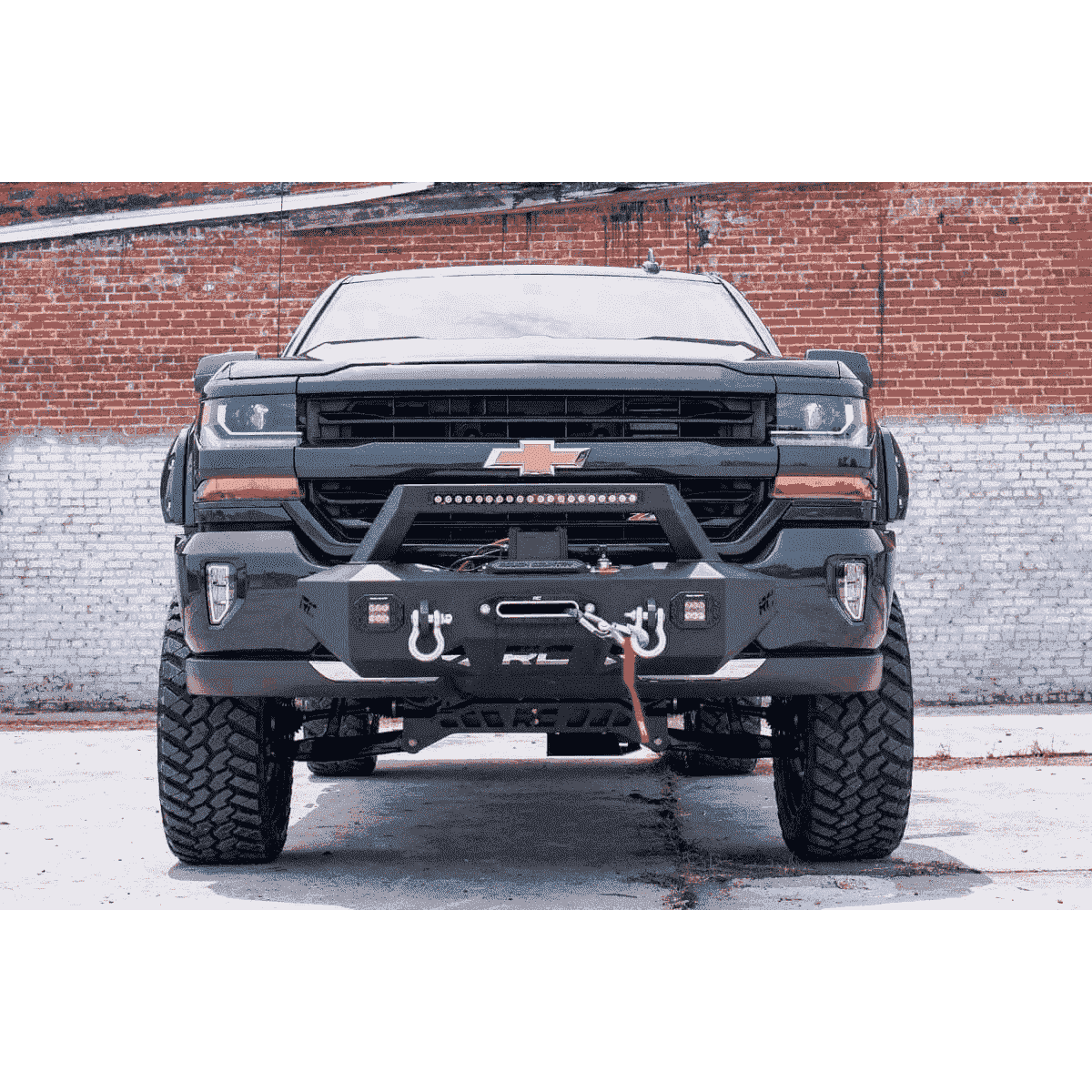 2018 silverado winch mount