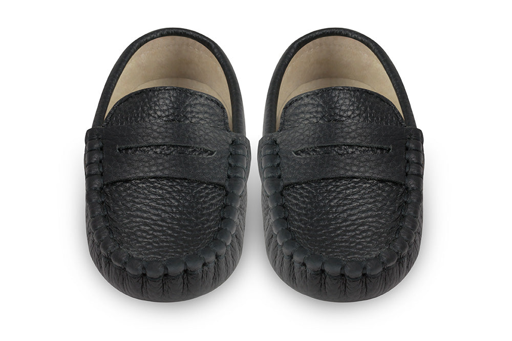 kids leather loafers