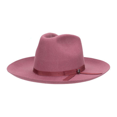 Ladies Red Felt Church Hat| Shenor Collections