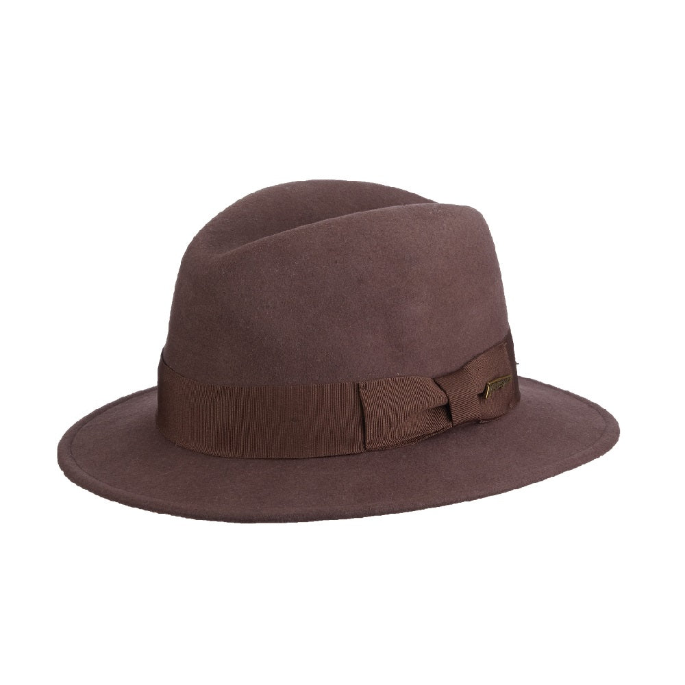Scala Wool Felt Safari Hat, Pecan, XL