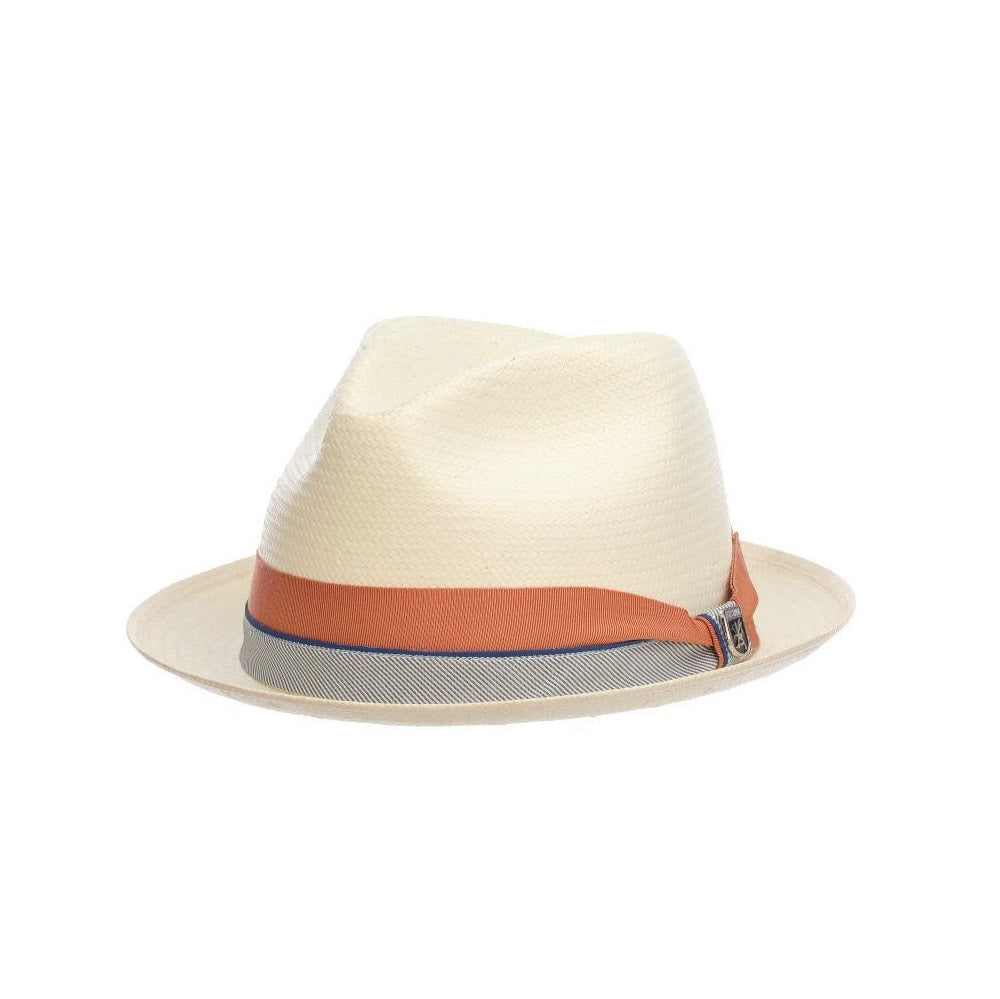 Stacy Adams Straw Fedora- Brunswick