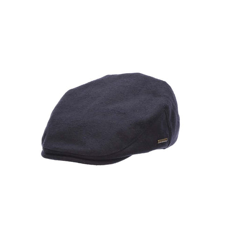 Flat Newsboy Traditional Golf Cap: 'Par 3' - Mens - Solid - Maroon