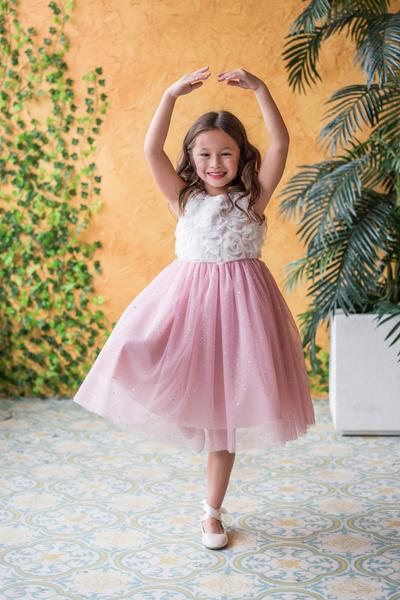 Ruffle dress for girls for Mother's day brunch | Kid's Dream