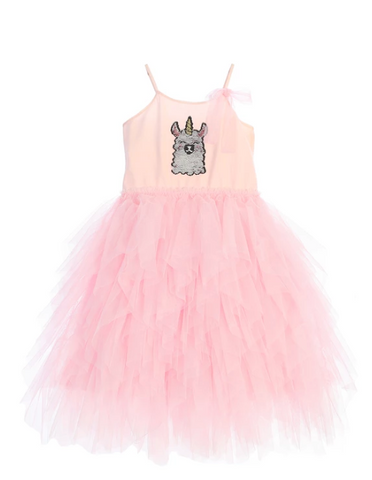 llama corn tutu dress
