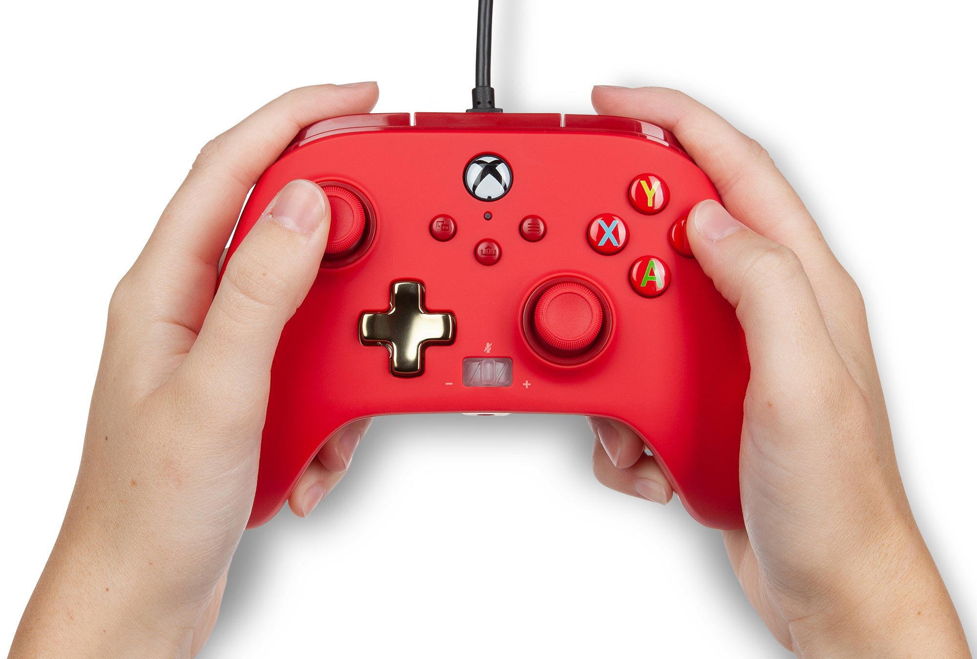 Powera Enhanced Wired Controller For Xbox Series X S – Red – Wicked Grips