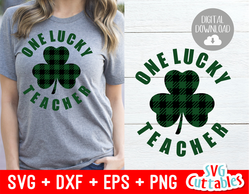 Download One Lucky Teacher | St. Patrick's Day Cut File ...