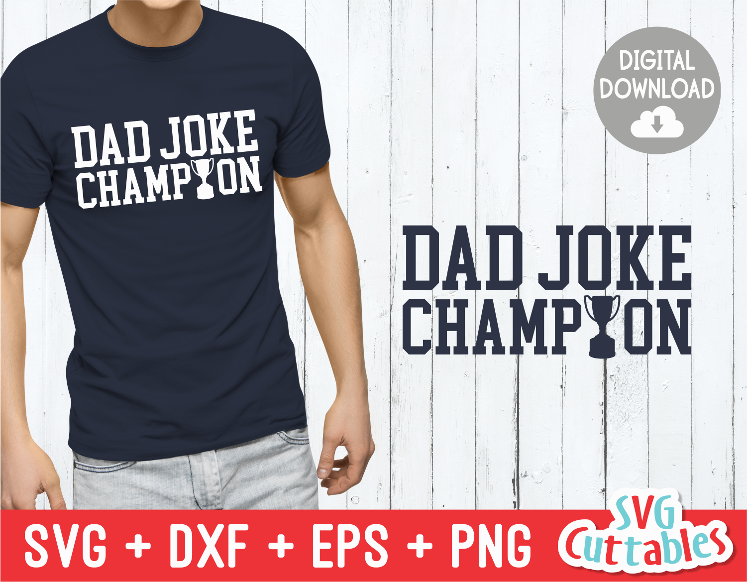 Download Dad Joke Champion | Father's Day | SVG Cut File ...