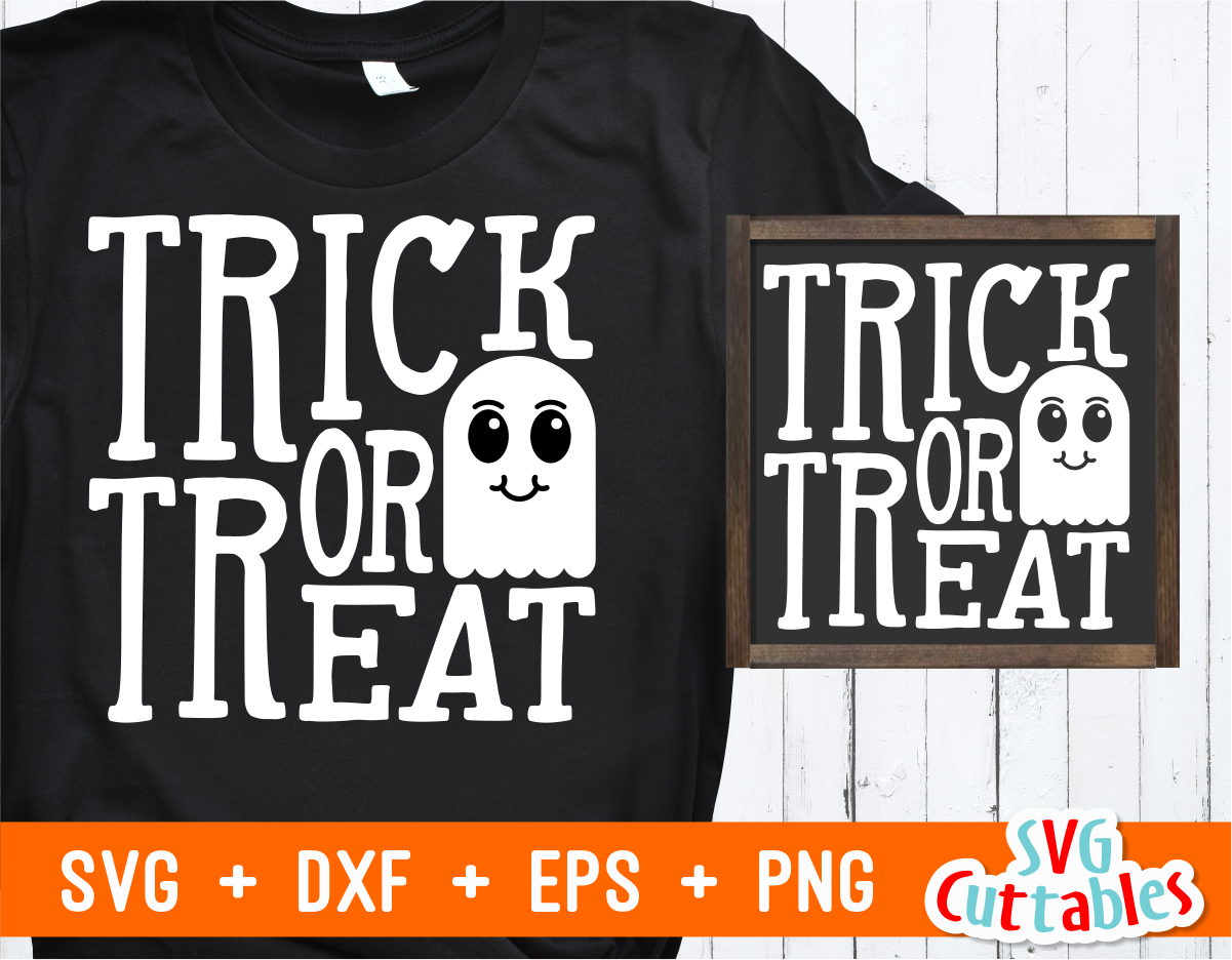 Trick or Treat | Halloween SVG Cut File | svgcuttablefiles