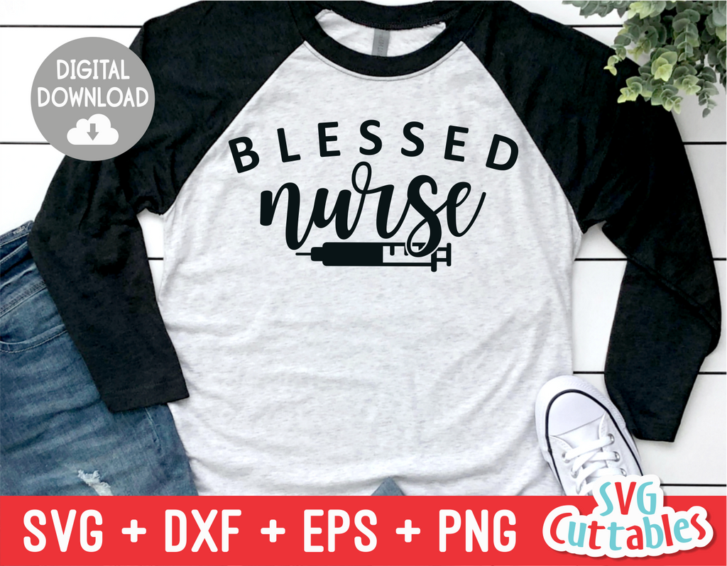 Blessed Nurse | SVG Cut File | svgcuttablefiles