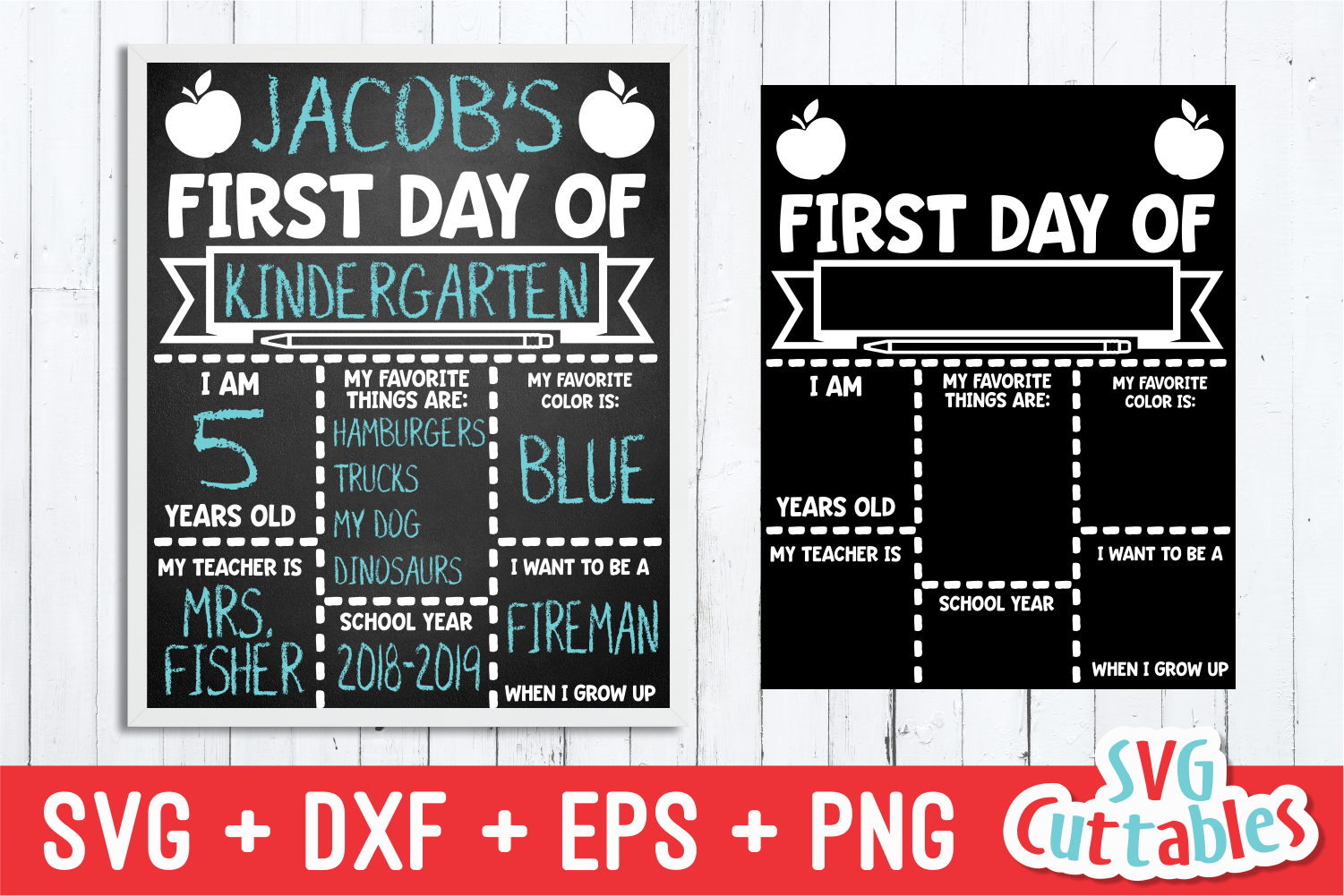 First Day Of School Sign SVG