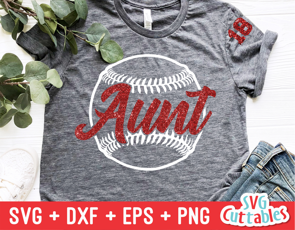 Download Baseball Aunt | Softball Aunt | SVG Cut File ...