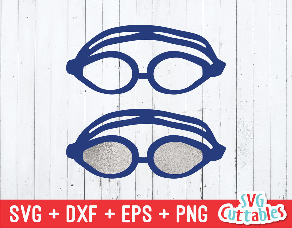 Swim Goggles | SVG Cut File | svgcuttablefiles