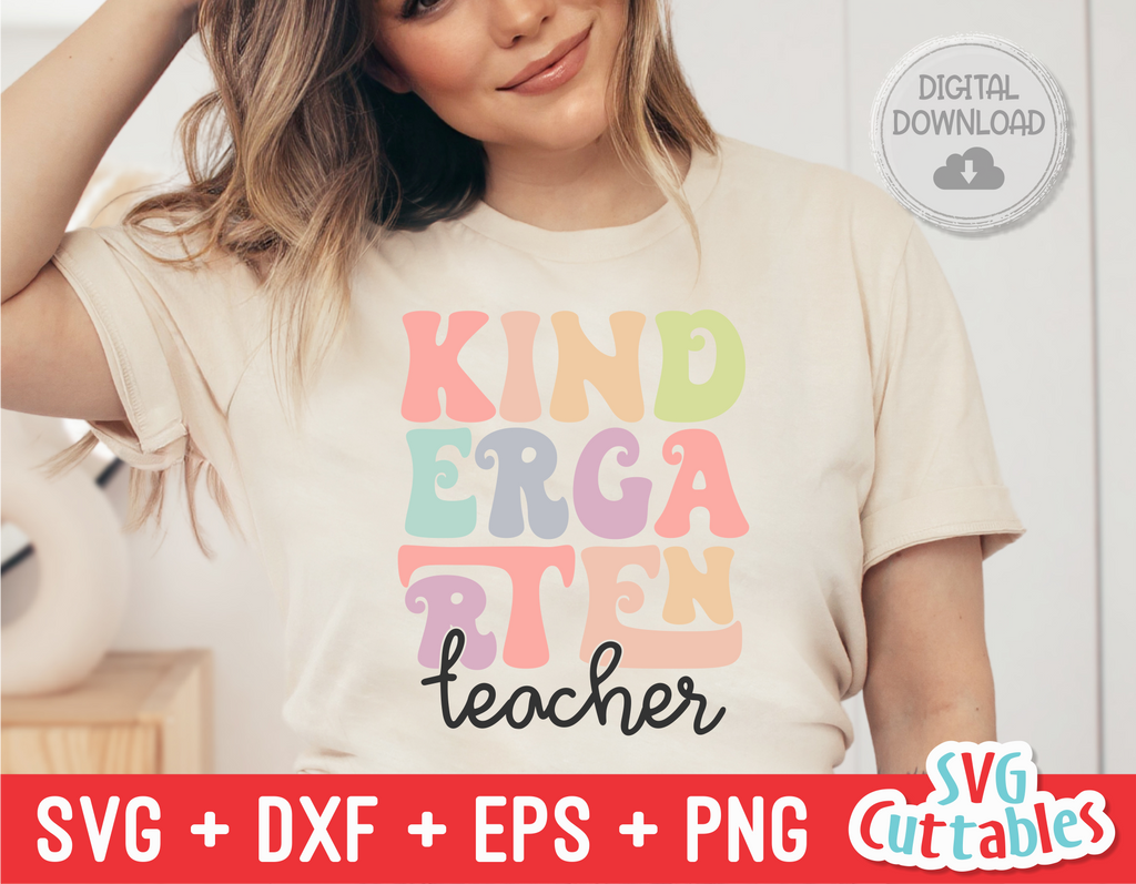 Kindergarten Teacher School Svg Cut File Svgcuttablefiles 