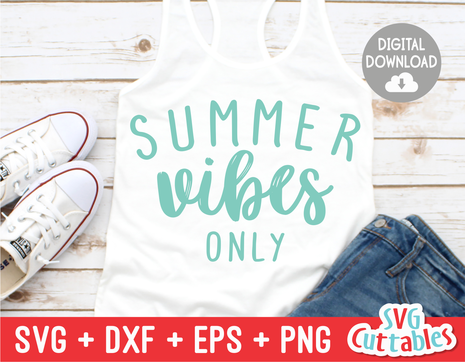 Download Summer Vibes Only | SVG Cut File | svgcuttablefiles