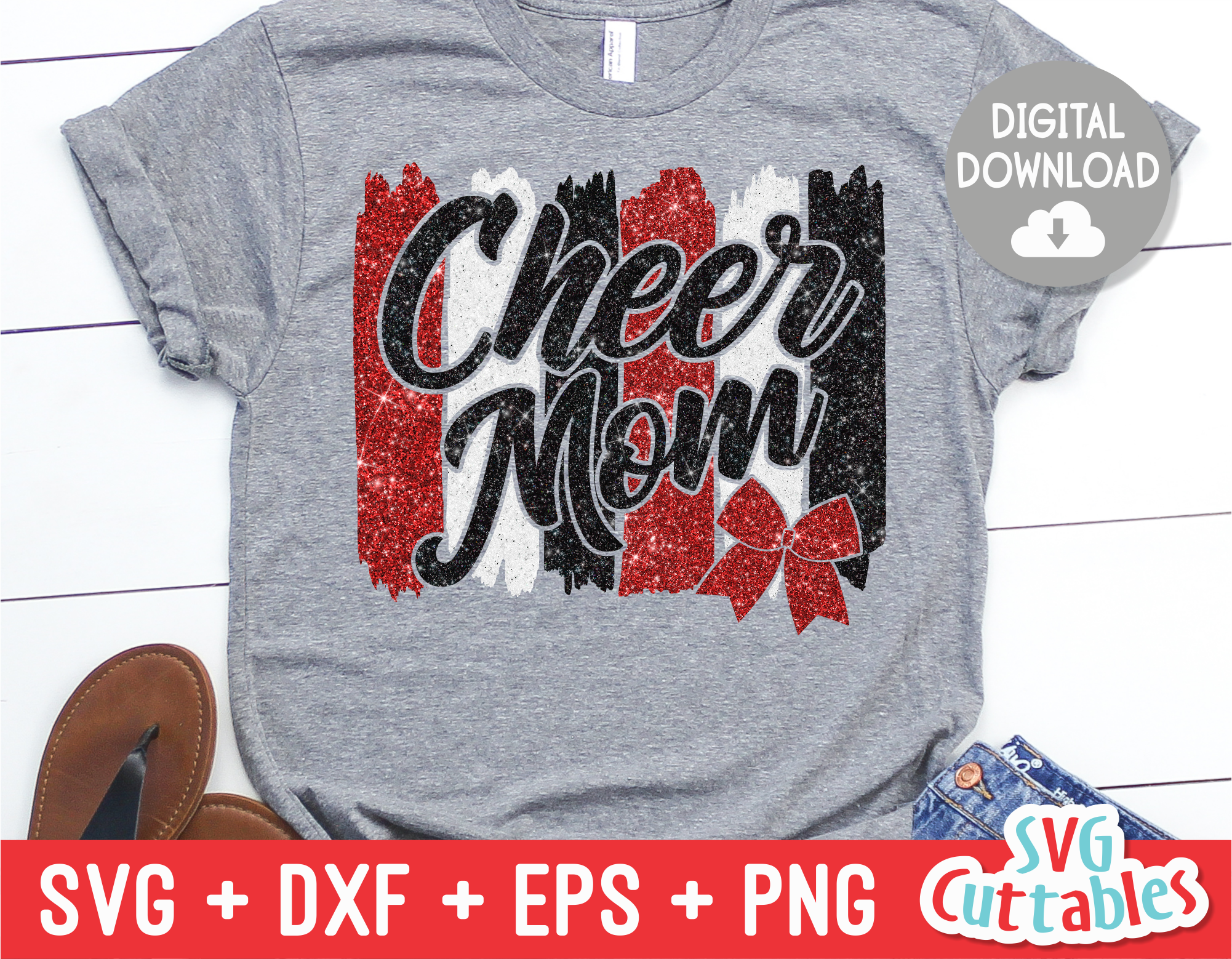 Download Cheer Mom | SVG Cut File | svgcuttablefiles