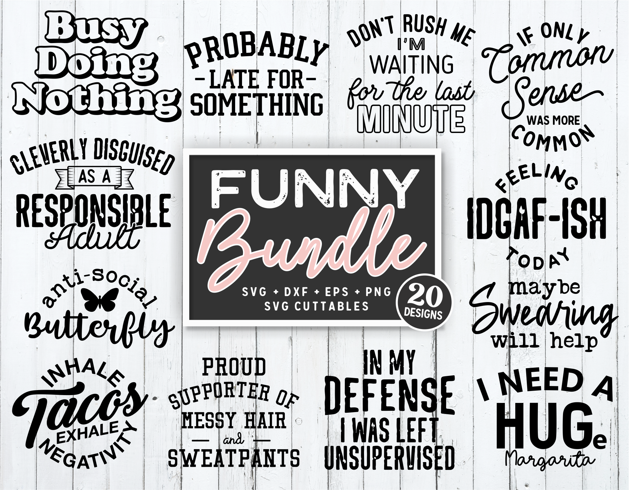 Download Funny Bundle | SVG Cut Files | svgcuttablefiles