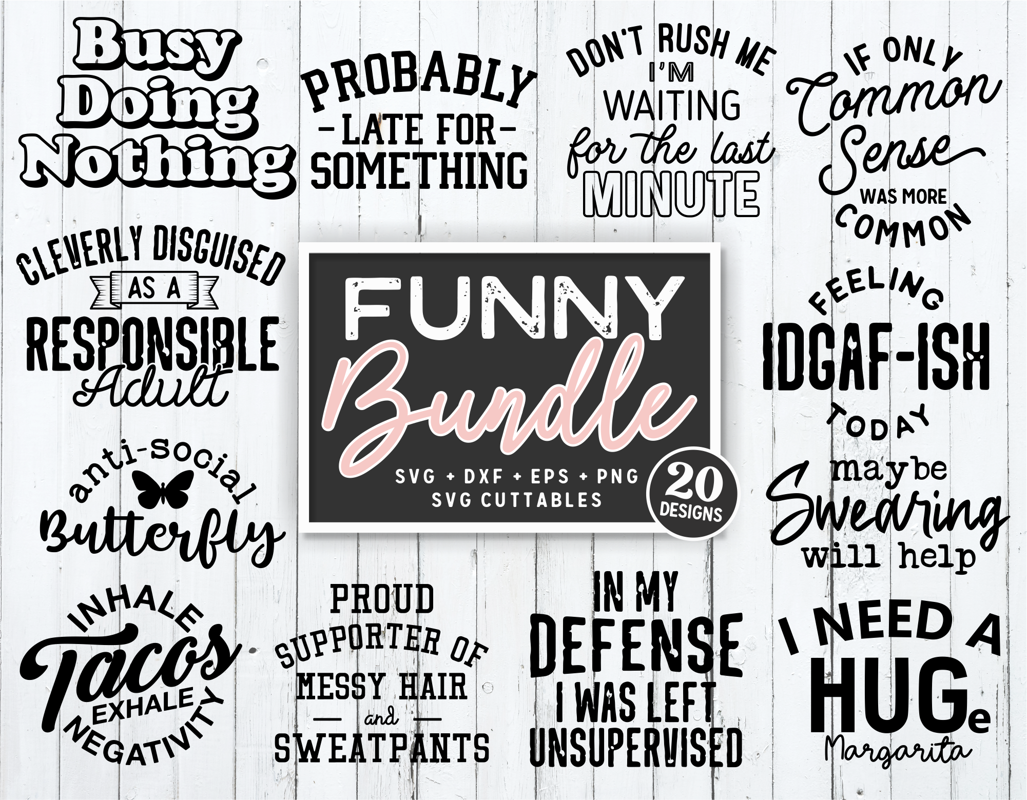 Download Funny Bundle Svg Cut Files Svgcuttablefiles