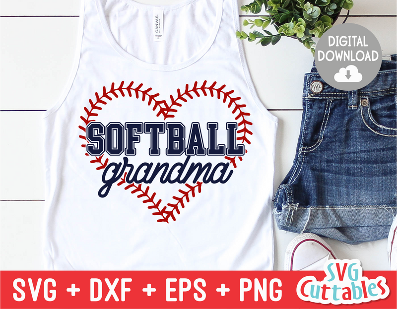 Download Softball Grandma Svg Cut File Svgcuttablefiles