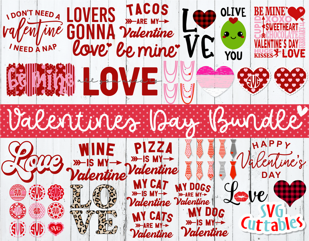 Download Valentine's Day Bundle 1 | svg Cut File | svgcuttablefiles