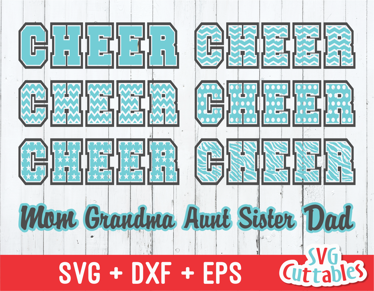 Download Cheer Mom Grandma Sister Aunt Svgcuttablefiles