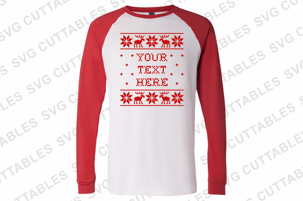 Download Christmas Sweater, Set of 4 templates plus alphabet ,svg ...