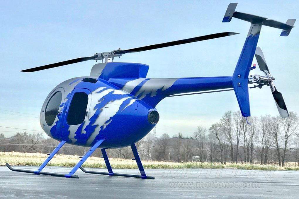 Roban MD-500E G-Jive Blue 600 Size Helicopter Scale Conversion - KITRoban MD-500E G-Jive Blue 600 Size Helicopter Scale Conversion - KIT