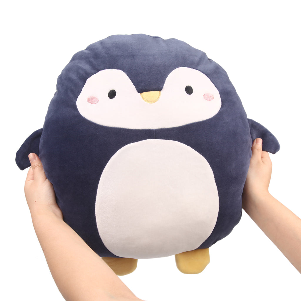 penguin plush pillow