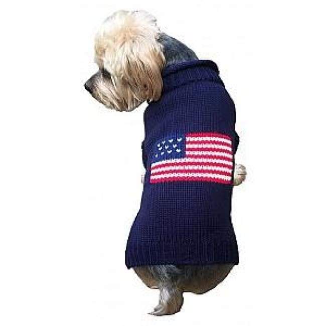 navy dog sweater