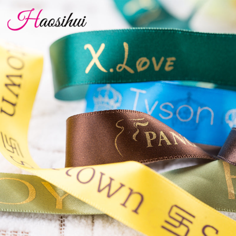 logo printed ribbon