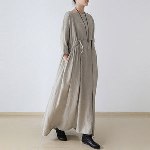 natural linen dress