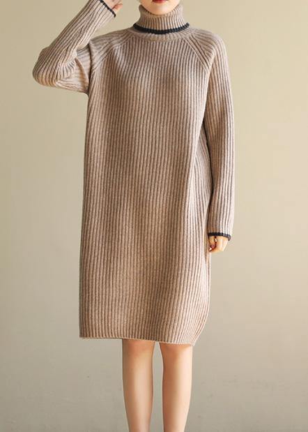 sweater dress with collar