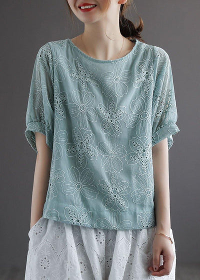 half sleeved linen tops & cotton blouses – Page 9 – SooLinen