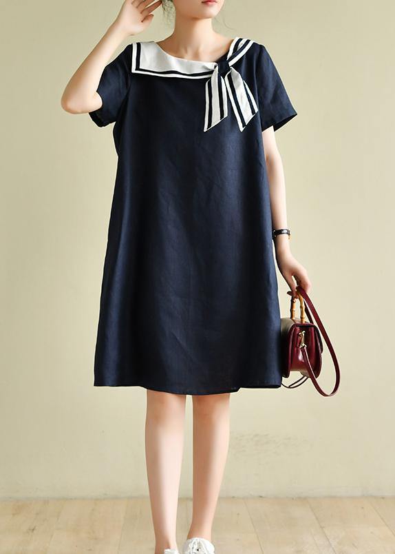 black mid length dress with sleeves