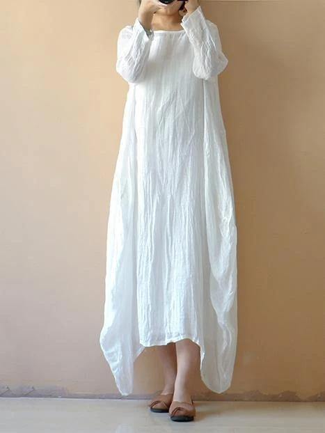 plus size white spring dress