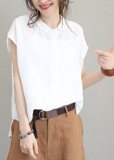 baggy white blouse