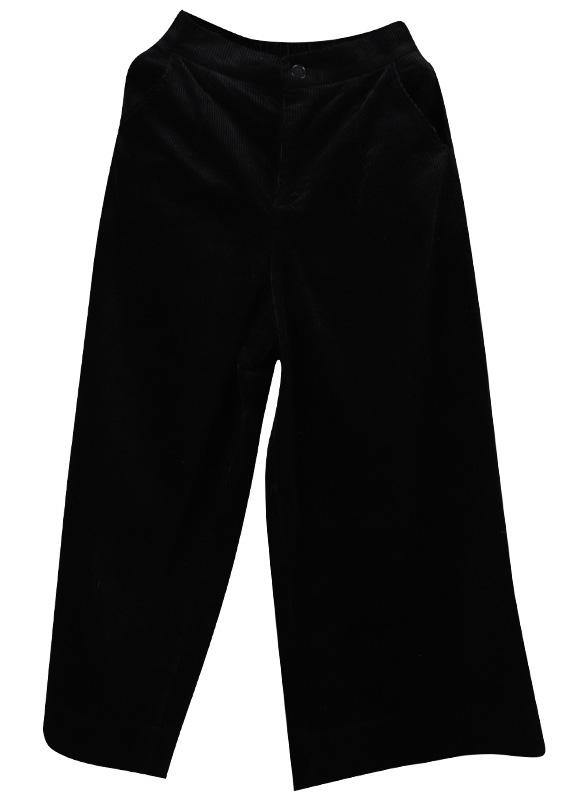 Elegant thick pants khaki Work Outfits wild leg pants – SooLinen
