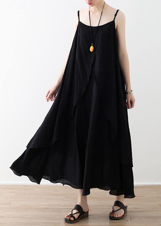 black flowy summer dress